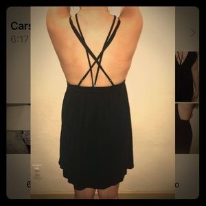 Strappy back little black dress✨